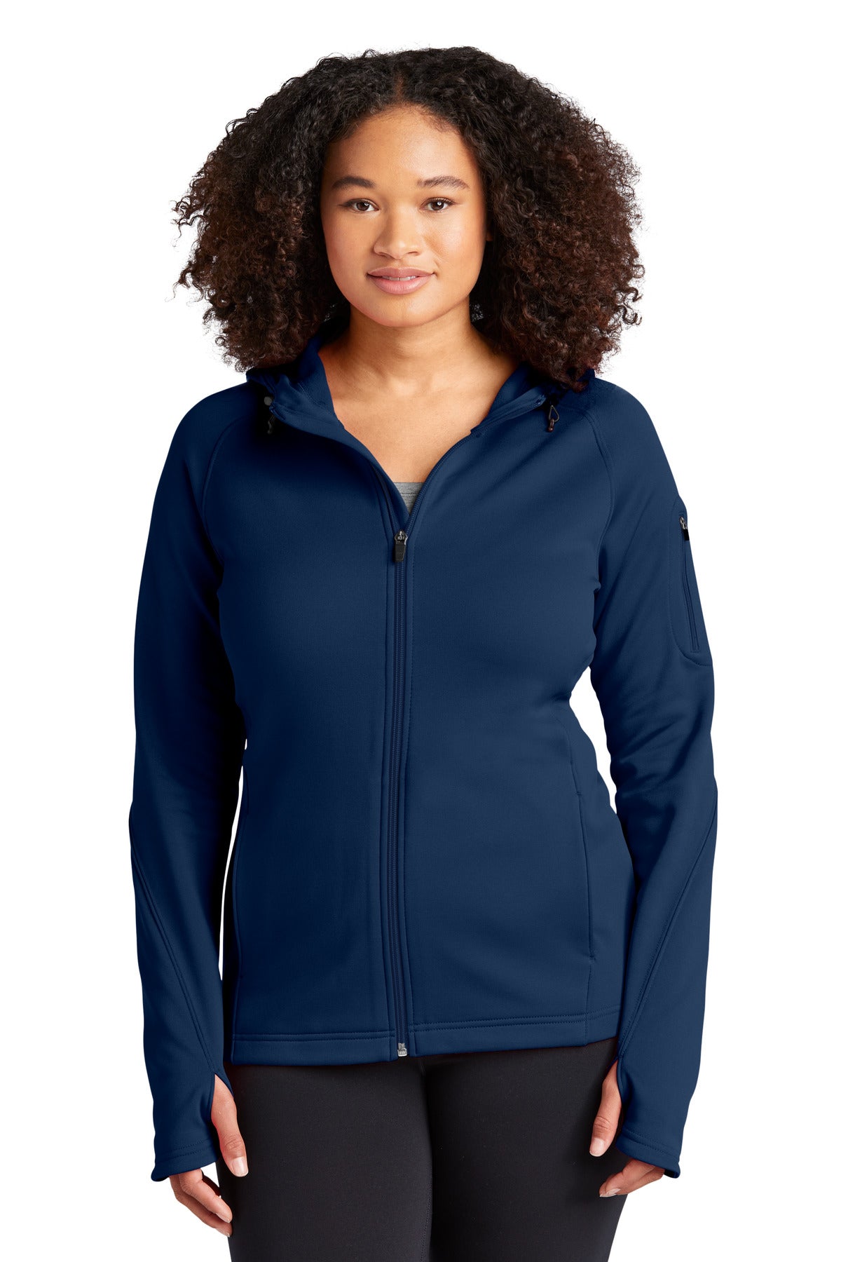 Sport-Tek® Ladies Tech Fleece Full-Zip Hooded Jacket. L248 - DFW Impression