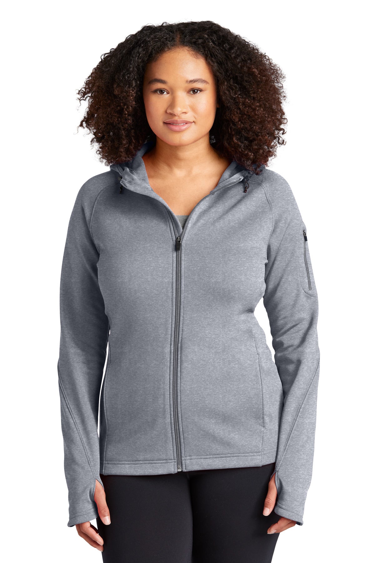 Sport-Tek® Ladies Tech Fleece Full-Zip Hooded Jacket. L248 - DFW Impression