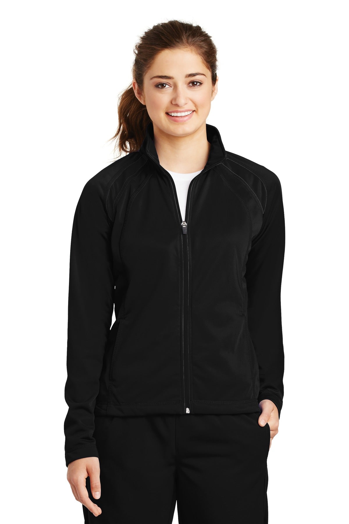 Sport-Tek® Ladies Tricot Track Jacket. LST90 - DFW Impression