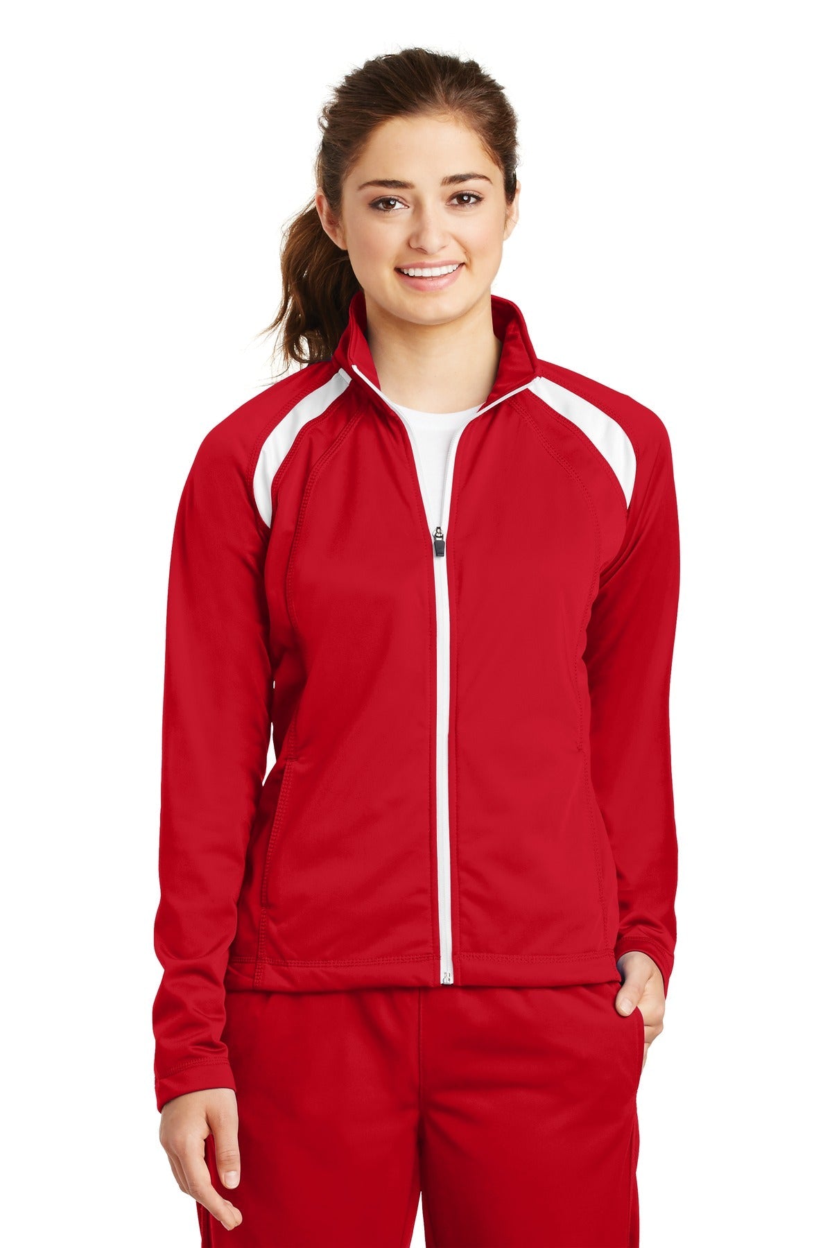 Sport-Tek® Ladies Tricot Track Jacket. LST90 - DFW Impression