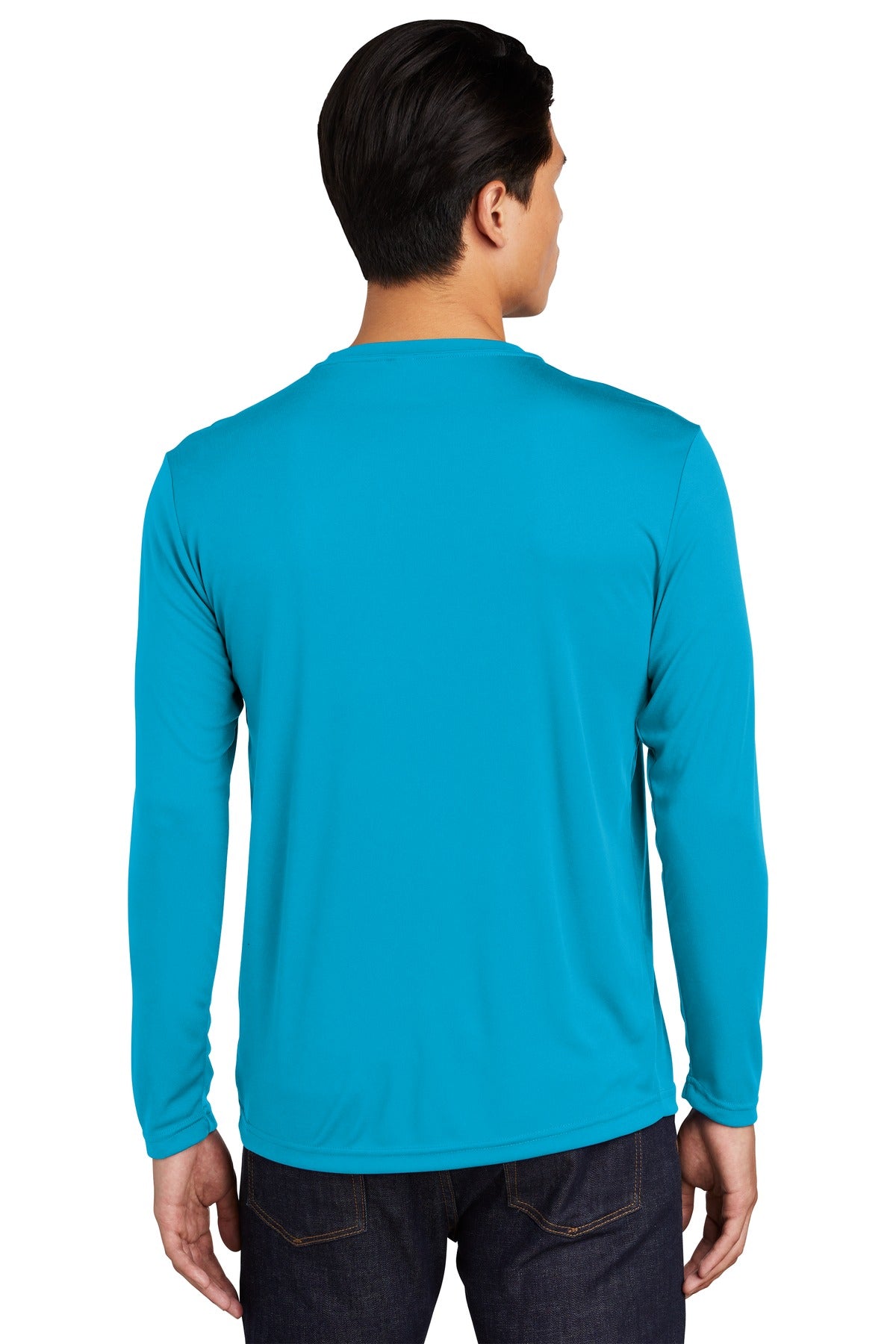 Sport-Tek® Long Sleeve PosiCharge® Competitor™ Tee. ST350LS [Atomic Blue] - DFW Impression