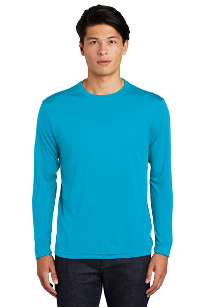 Sport-Tek® Long Sleeve PosiCharge® Competitor™ Tee. ST350LS [Atomic Blue] - DFW Impression