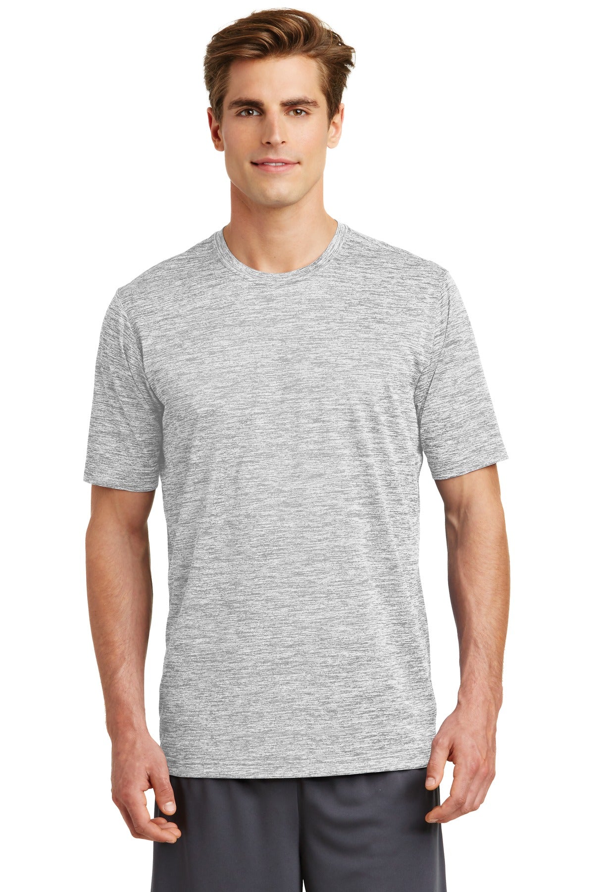 Sport-Tek® PosiCharge® Electric Heather Tee. ST390 [Silver Electric] - DFW Impression