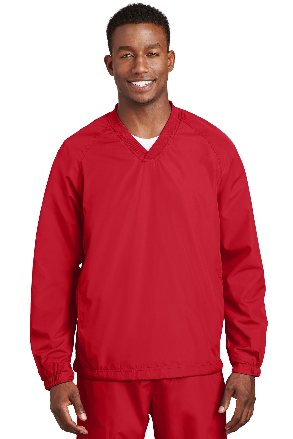 Sport-Tek® V-Neck Raglan Wind Shirt. JST72 - DFW Impression