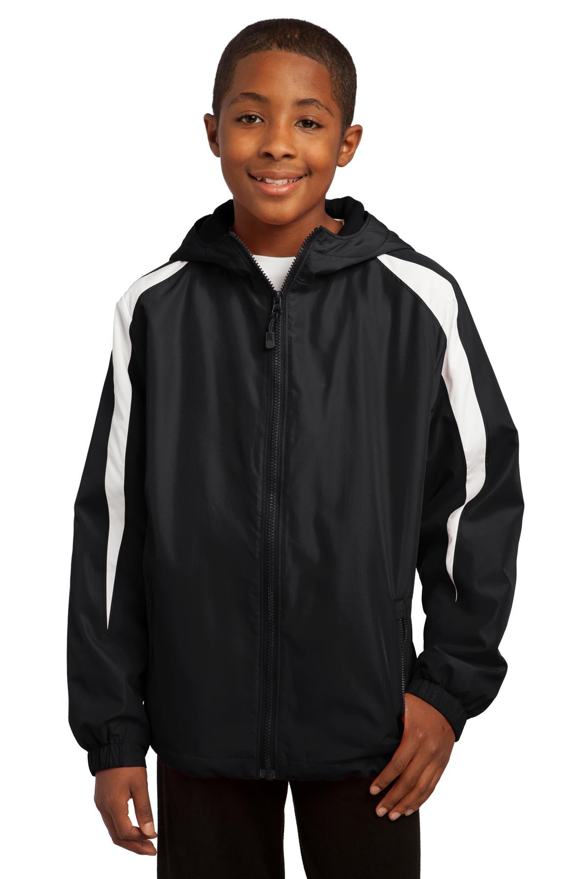Sport-Tek® Youth Fleece-Lined Colorblock Jacket. YST81 - DFW Impression