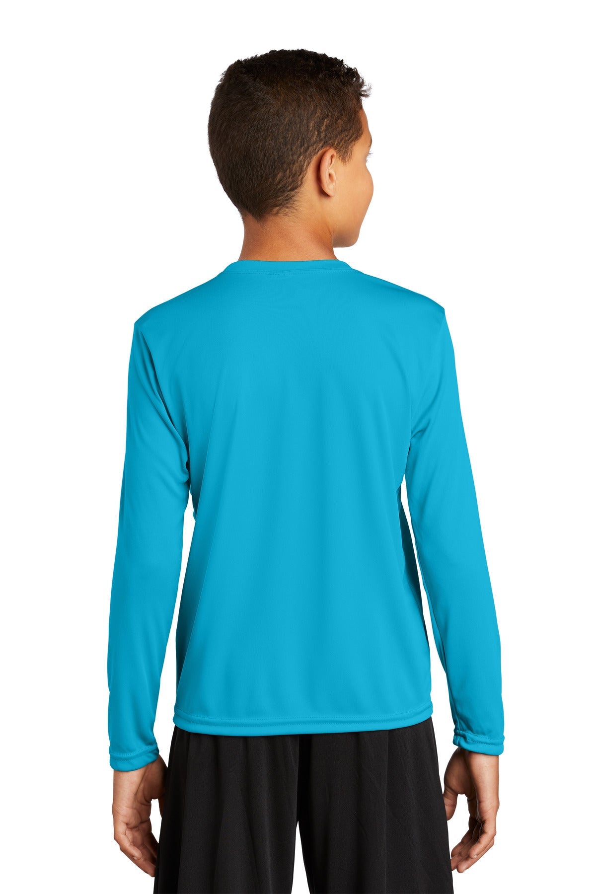 Sport-Tek® Youth Long Sleeve PosiCharge® Competitor™ Tee. YST350LS [Atomic Blue] - DFW Impression