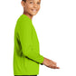 Sport-Tek® Youth Long Sleeve PosiCharge® Competitor™ Tee. YST350LS [Lime Shock] - DFW Impression