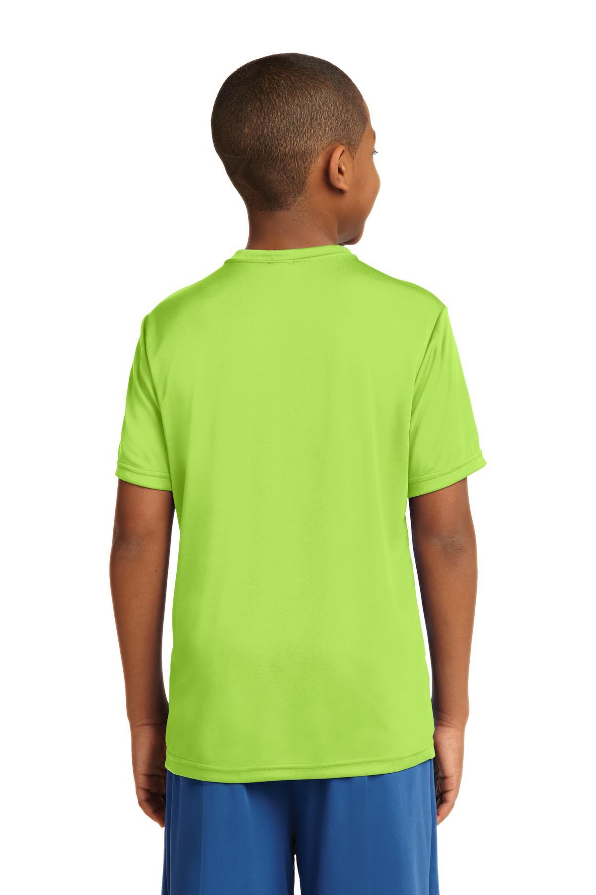 Sport-Tek® Youth PosiCharge® Competitor™ Tee. YST350 [Lime Shock] - DFW Impression