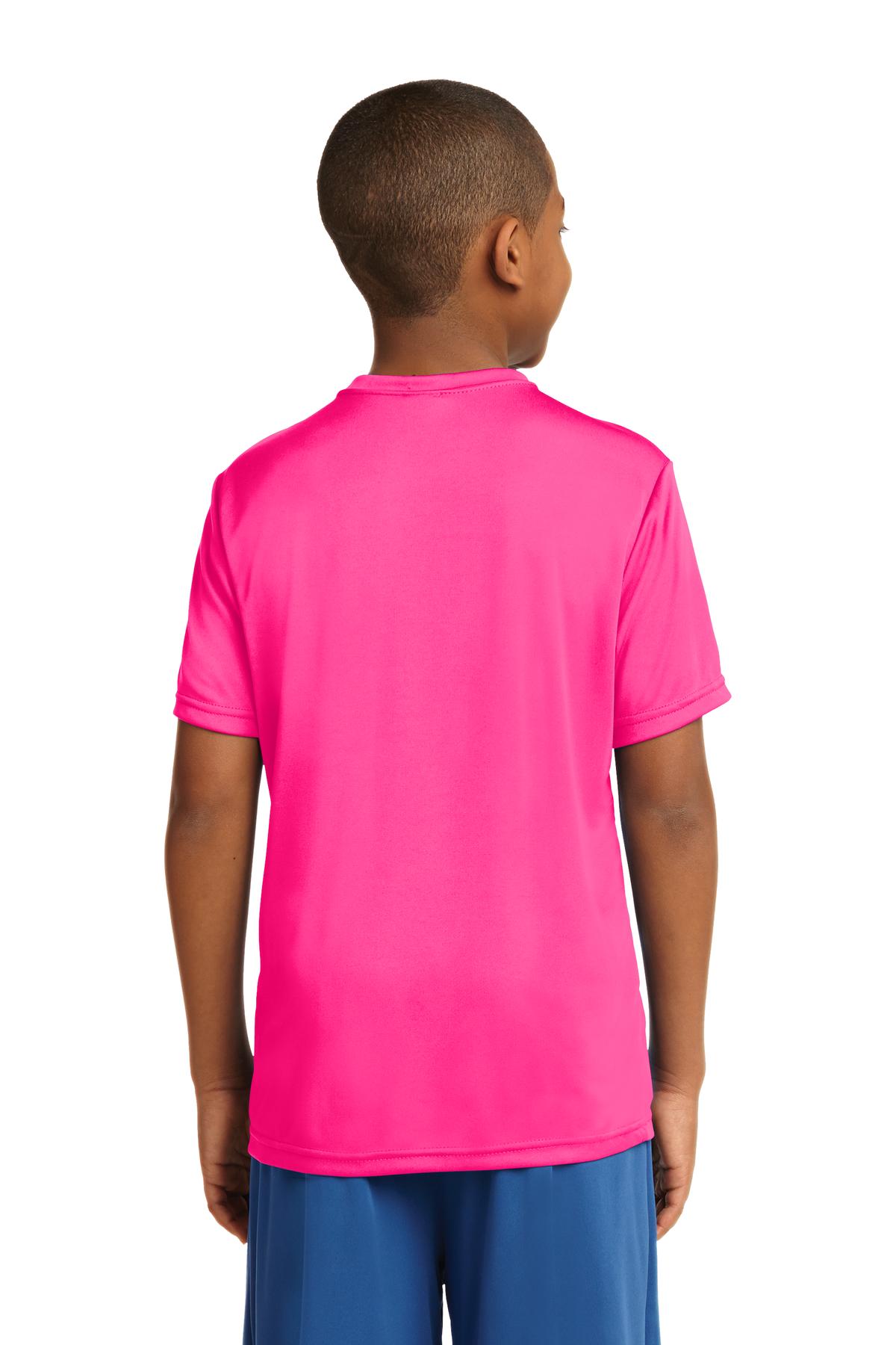 Sport-Tek® Youth PosiCharge® Competitor™ Tee. YST350 [Neon Pink] - DFW Impression