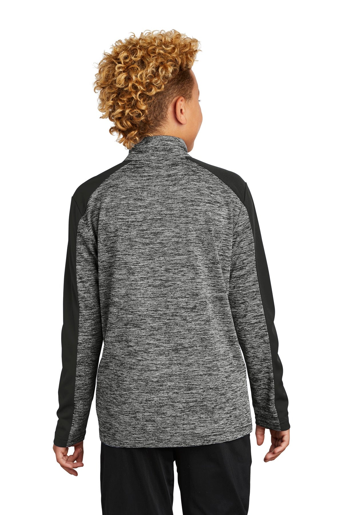 Sport-Tek ® Youth PosiCharge ® Electric Heather Colorblock 1/4-Zip Pullover. YST397 - DFW Impression