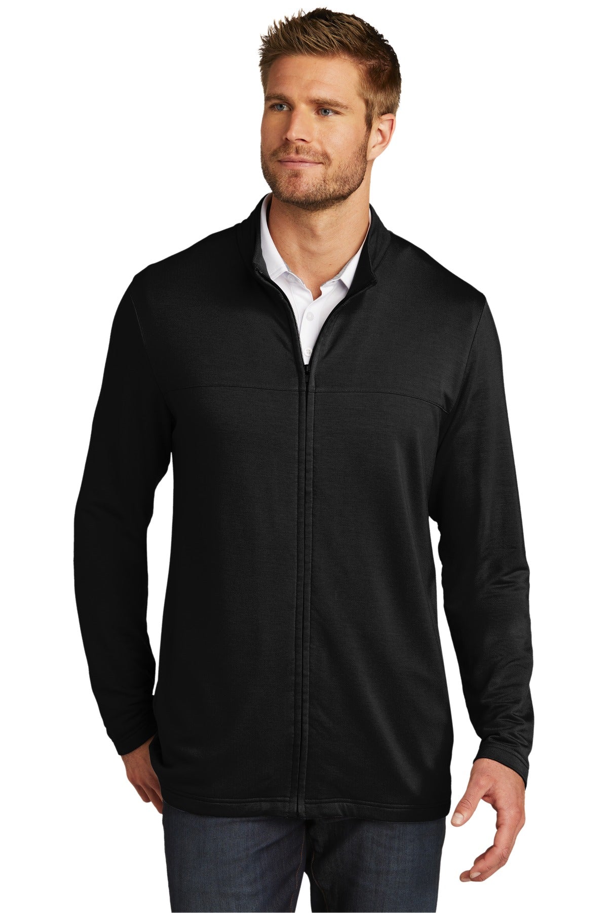 TravisMathew Newport Full-Zip Fleece. TM1MU420 - DFW Impression