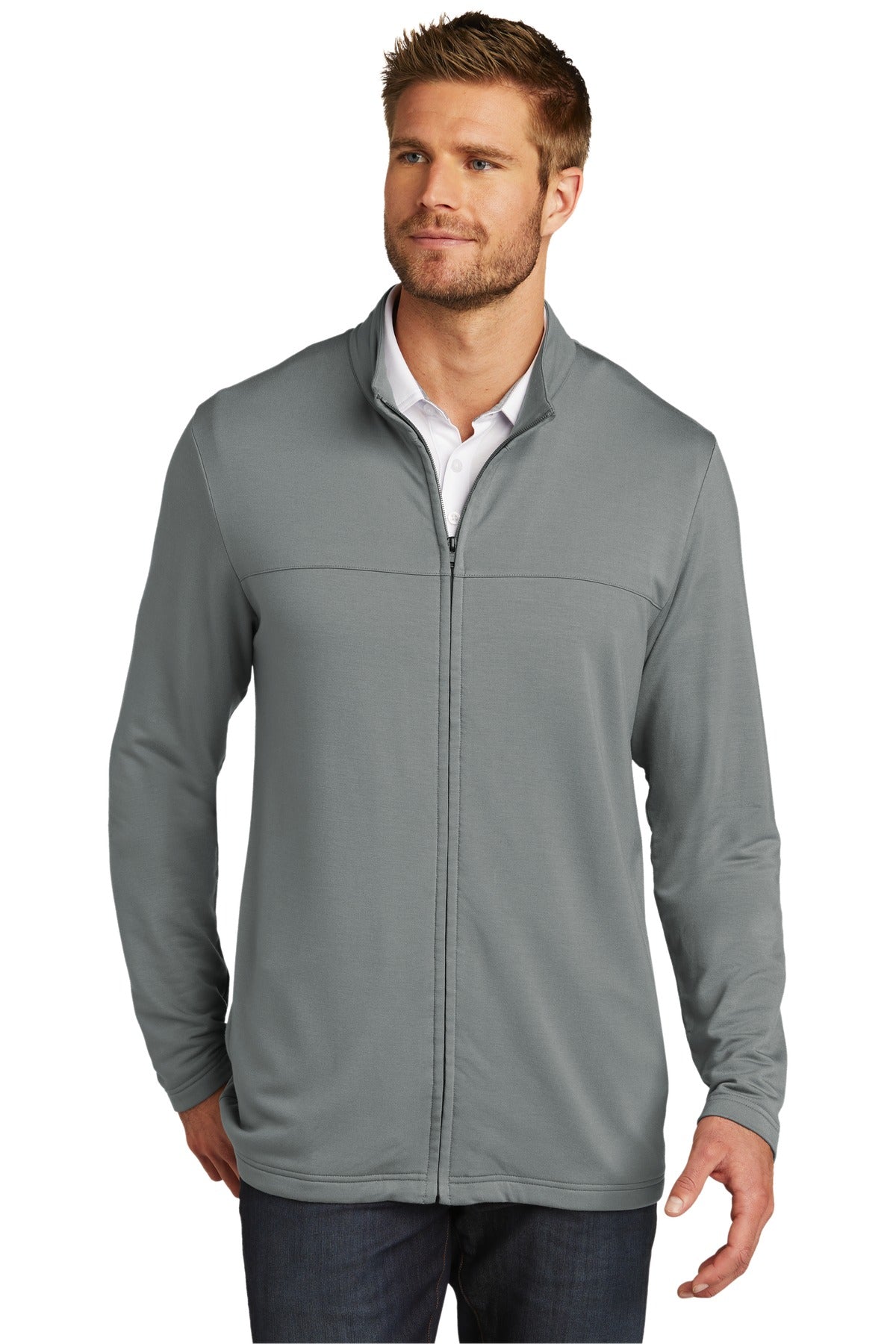 TravisMathew Newport Full-Zip Fleece. TM1MU420 - DFW Impression