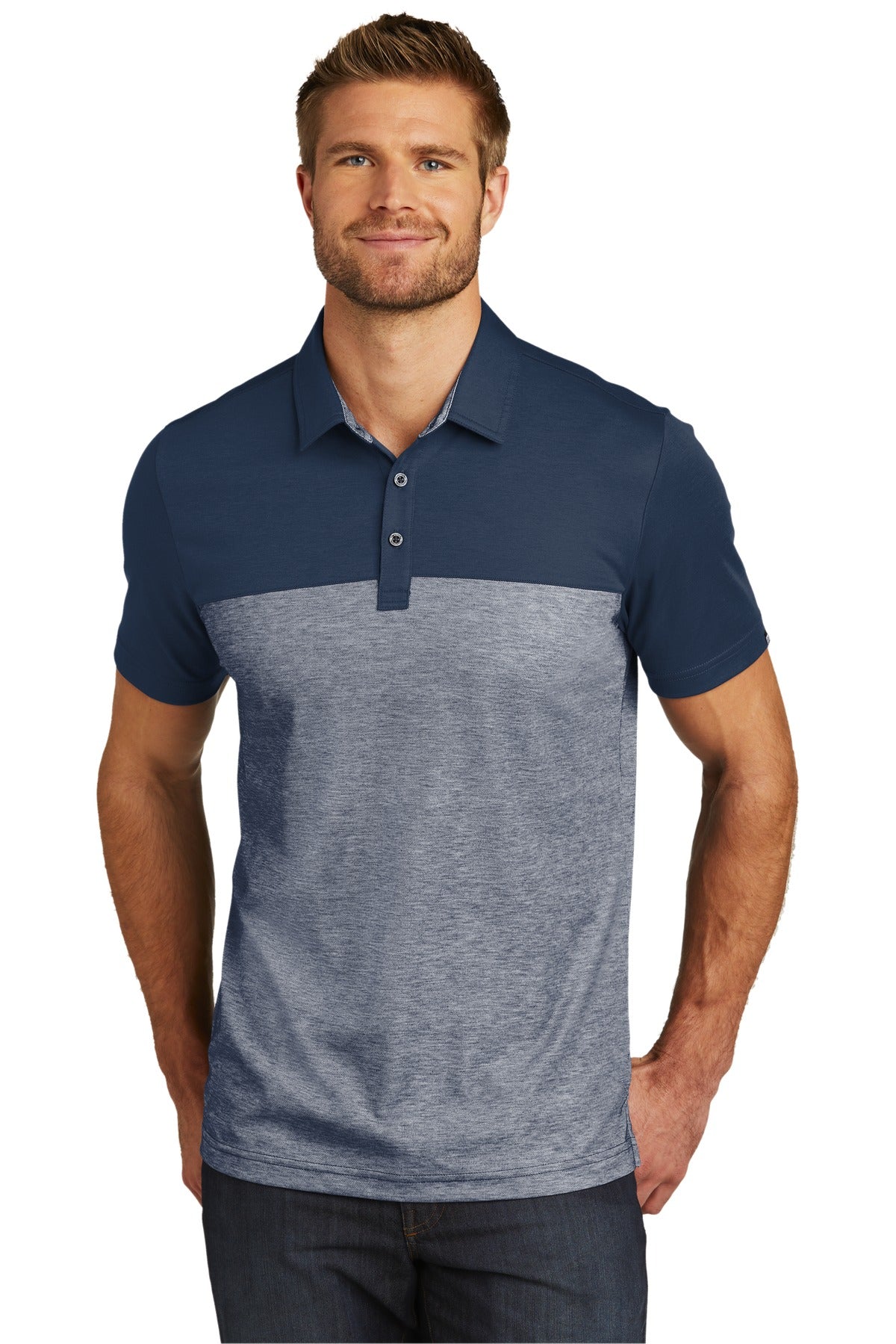 TravisMathew Oceanside Blocked Polo. TM1MU414 - DFW Impression