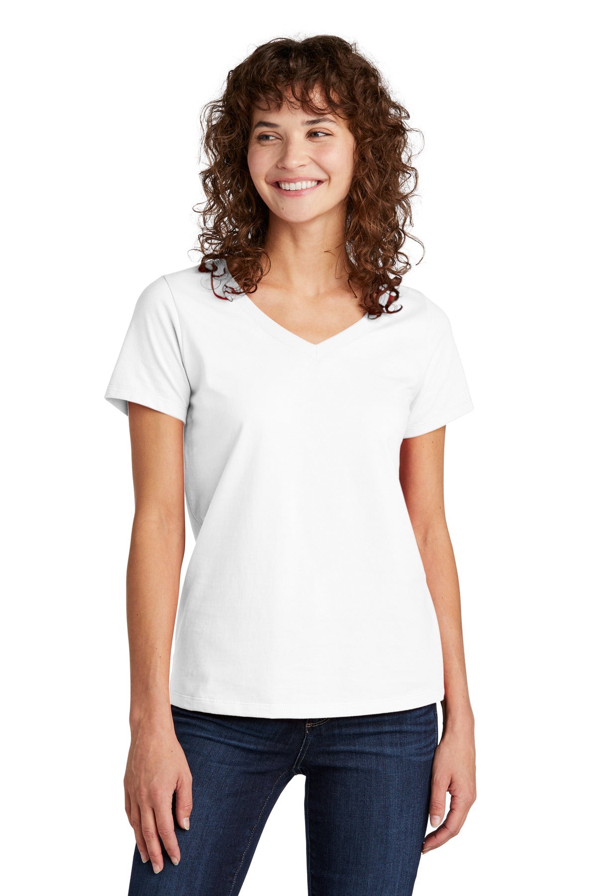 Volunteer Knitwear™ Women's Daily V-Neck Tee LVL45V - DFW Impression